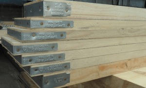 wood planks as a scaffold platform